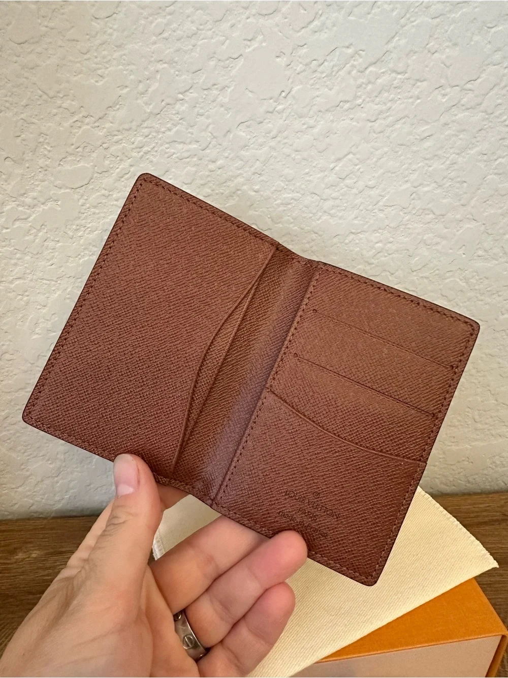 Louis Vuitton Monogram Pocket Organizer Card Holder Cash
